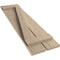 Ekena Millwork Rustic Two Board Spaced Board-n-Batten Rough Sawn Faux Wood Shutters w/Z-Board, 11 1/2W x 40H, PR SHUBSZ11X40RSPR - alternate 9